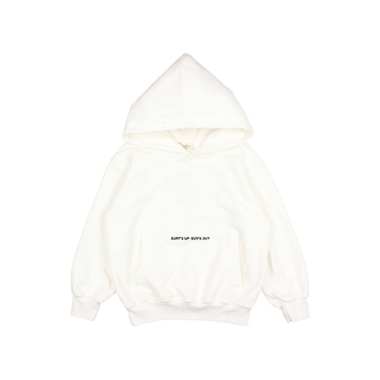 Fleece Hoodie white
