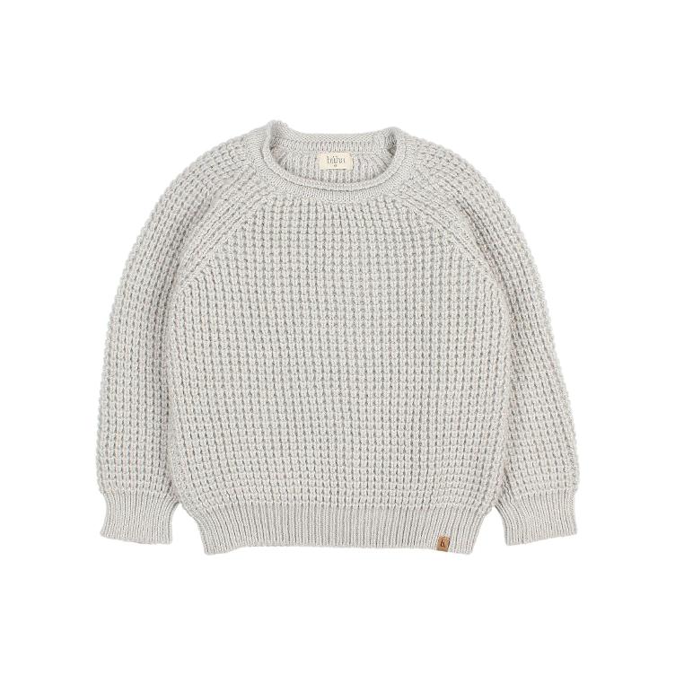 soft knit jumper light grey