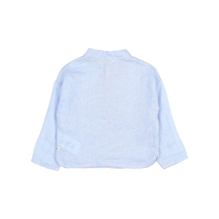 BB linen kurta shirt placid blue - 0