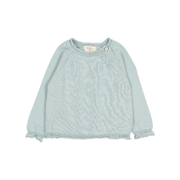 BB fine knit jumper almond