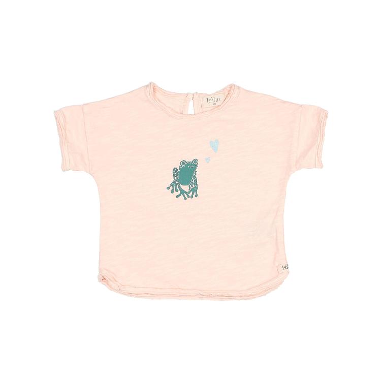 BB frog t shirt light pink