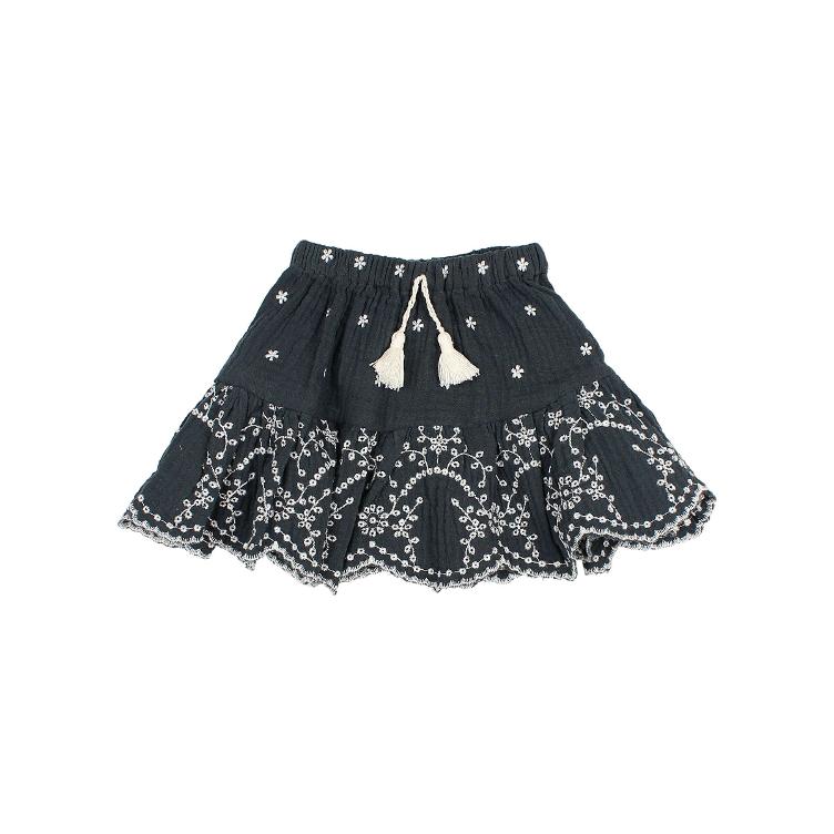 Embroidery skirt nuit