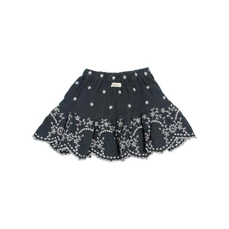 Embroidery skirt nuit - 0