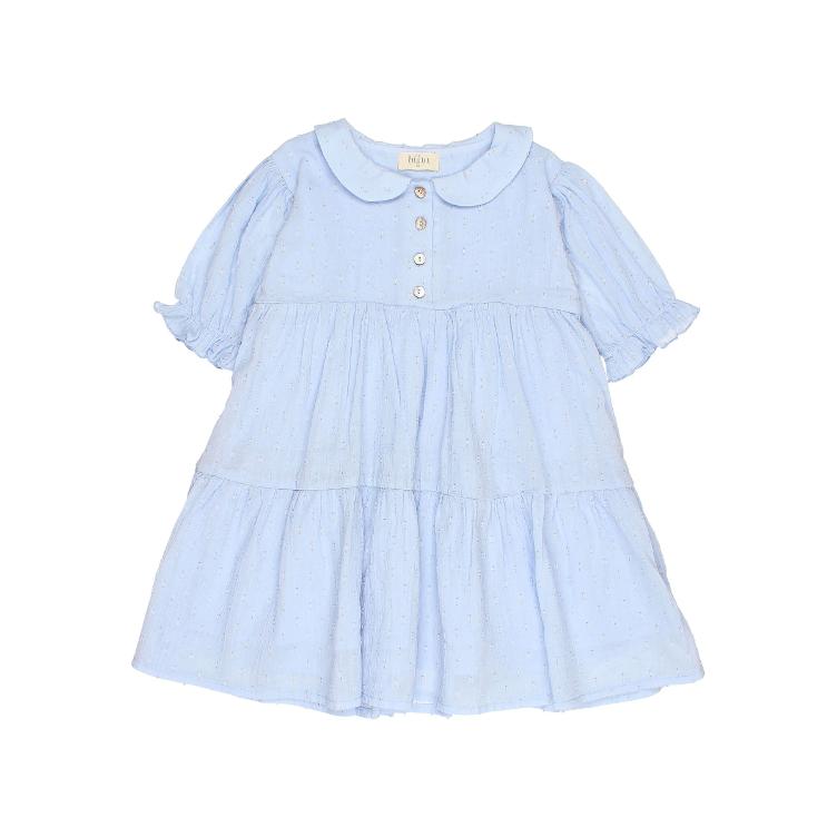 Lurex Plumeti Dress placid blue