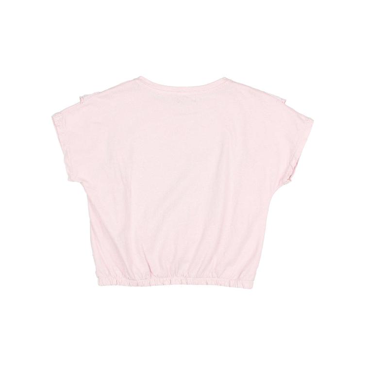 Girly linen t shirt mauve