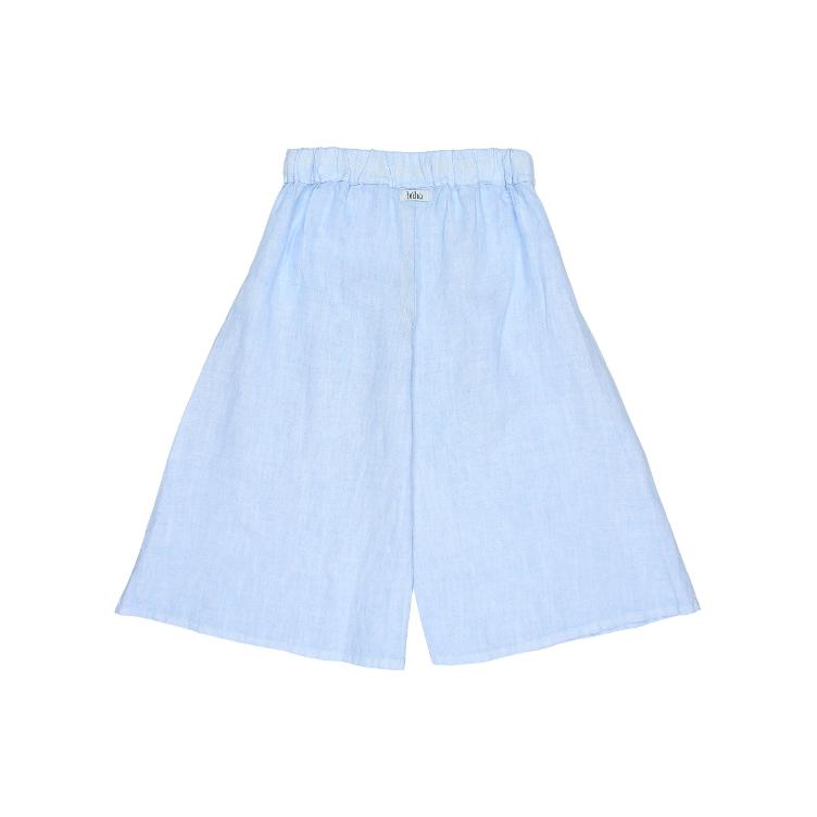 pretty linen pants placid blue - 0