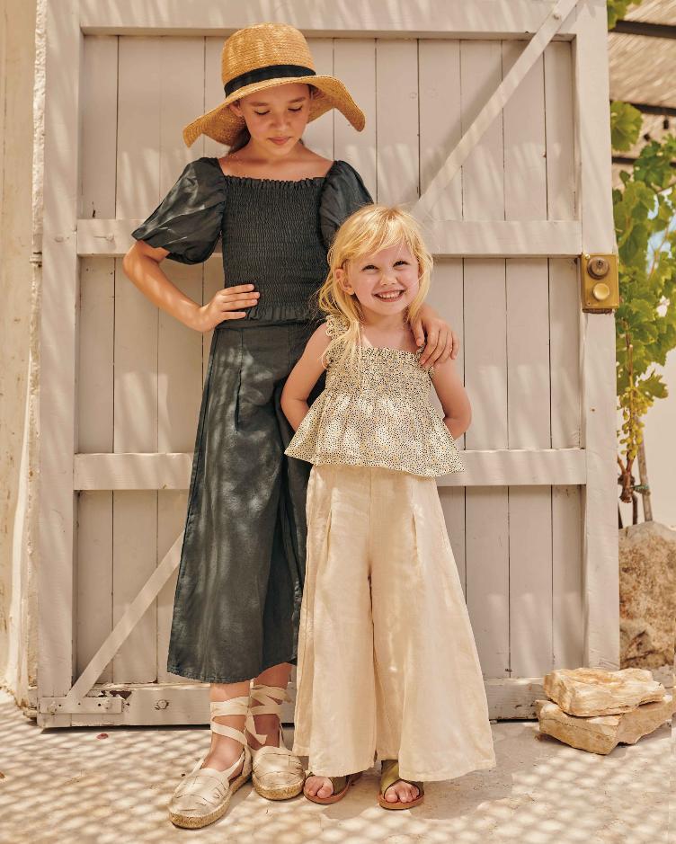 pretty linen pants sand - 1