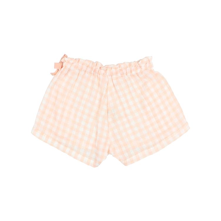 Gingham shorts light pink - 0