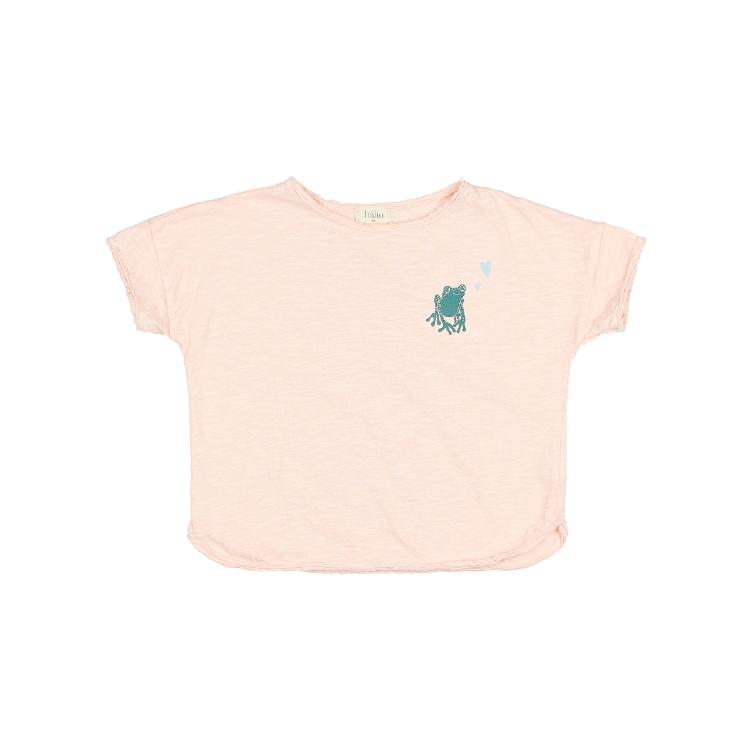 Frog T shirt light pink