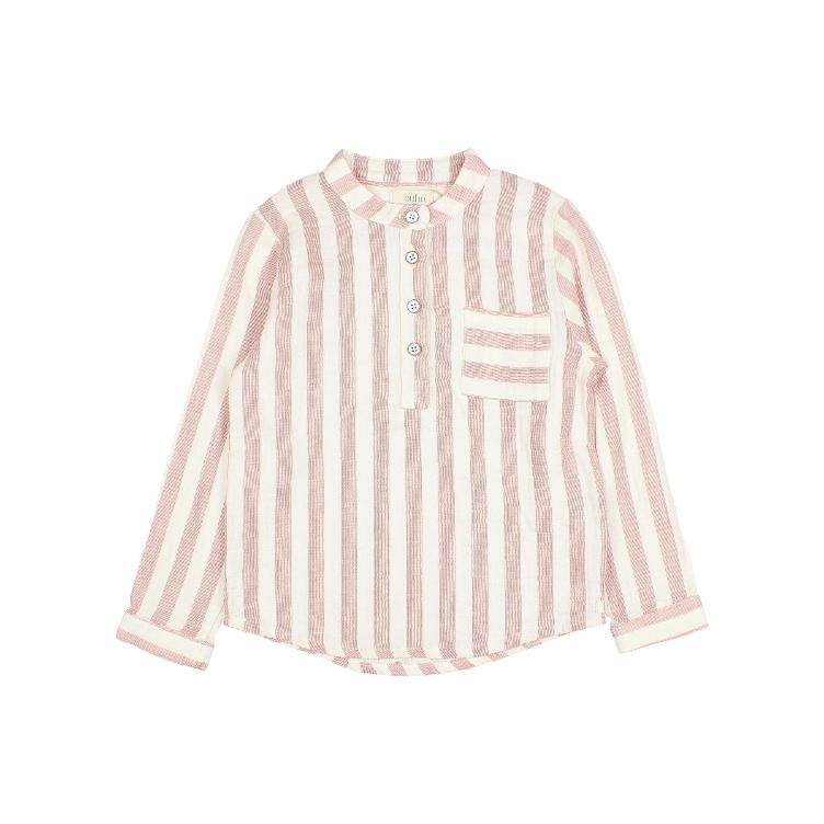 stripes shirt desert red