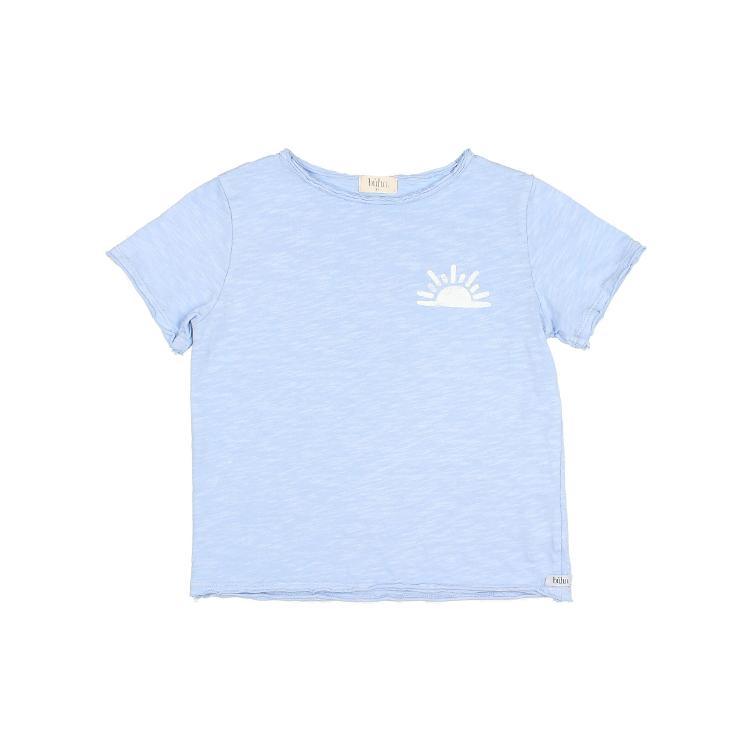 Sunset T shirt placid blue