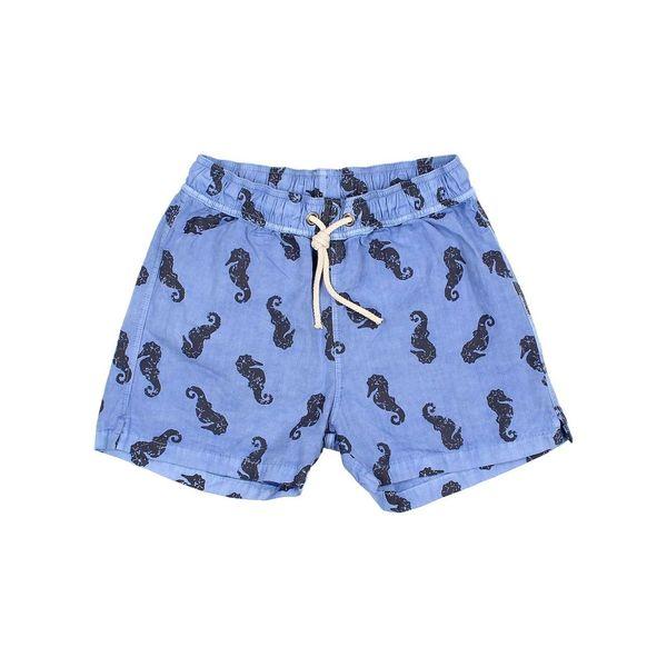 Seahorse swimsuit blue surf