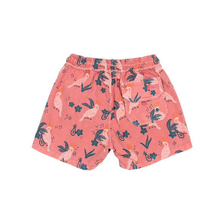 Tropical swimsuit desert red