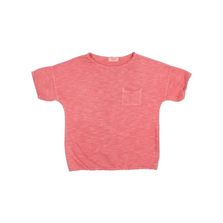 washed t shirt desert red