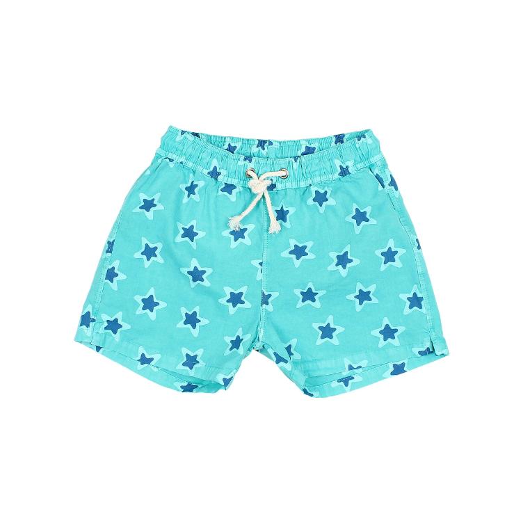 stars swimsuit pool green