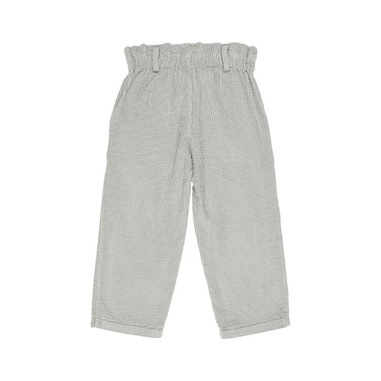 Girly corduroy pants eucalyptus