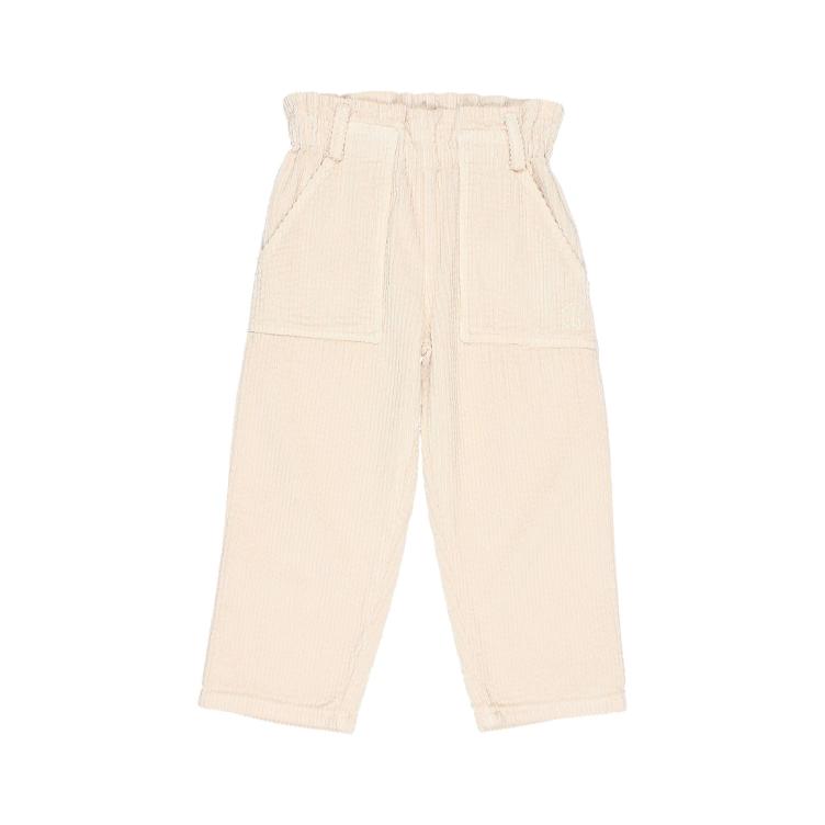 Girly corduroy pants macadamia