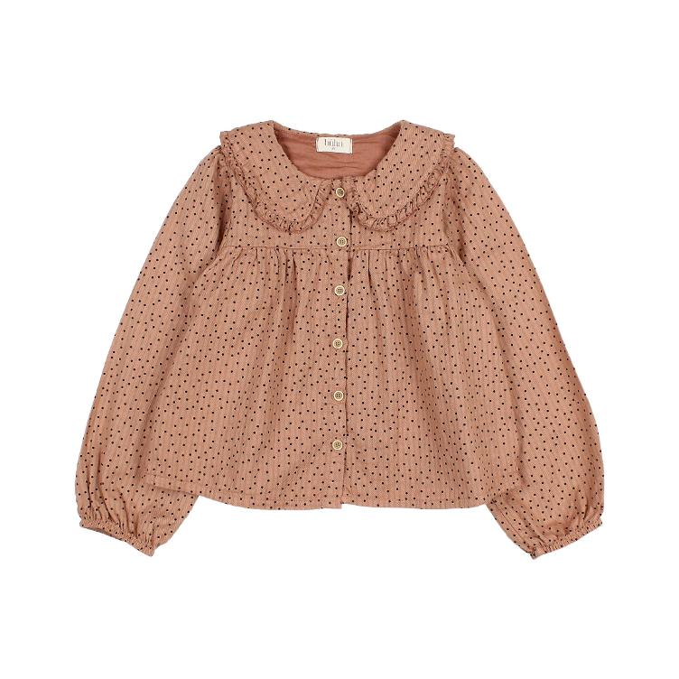 Dots Blouse cocoa