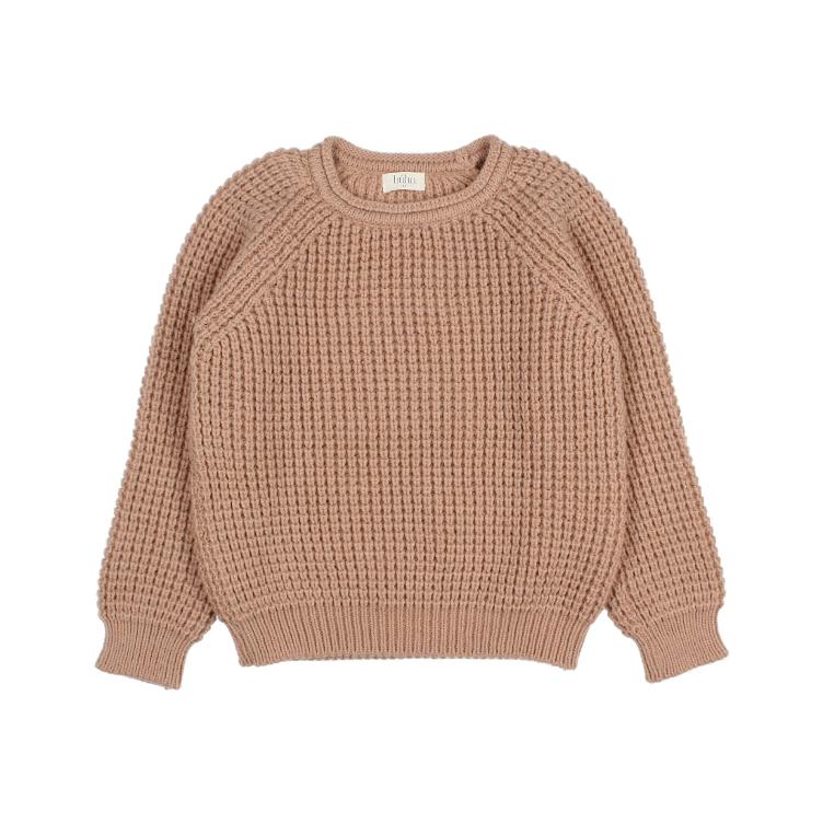 Soft knit jumper antic rose