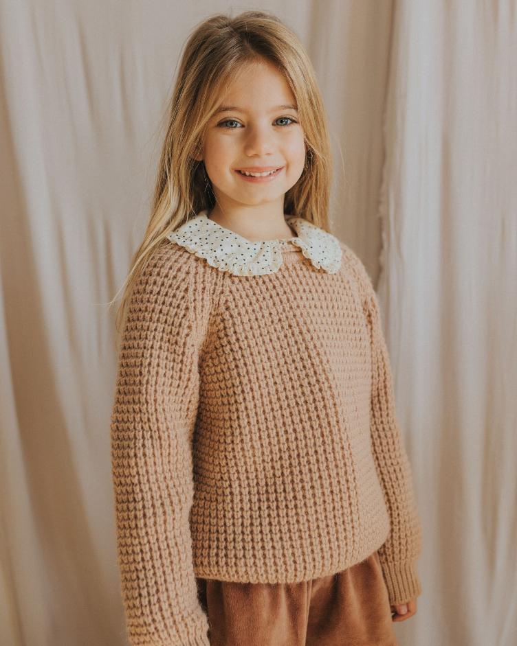 Soft knit jumper antic rose - 0