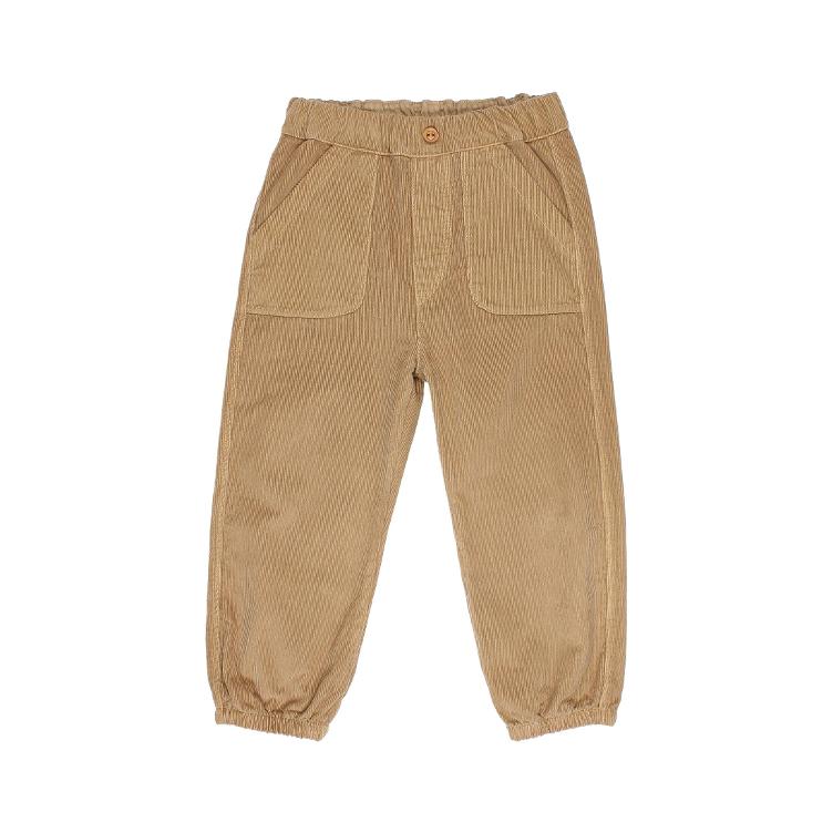Soft velour pants olive