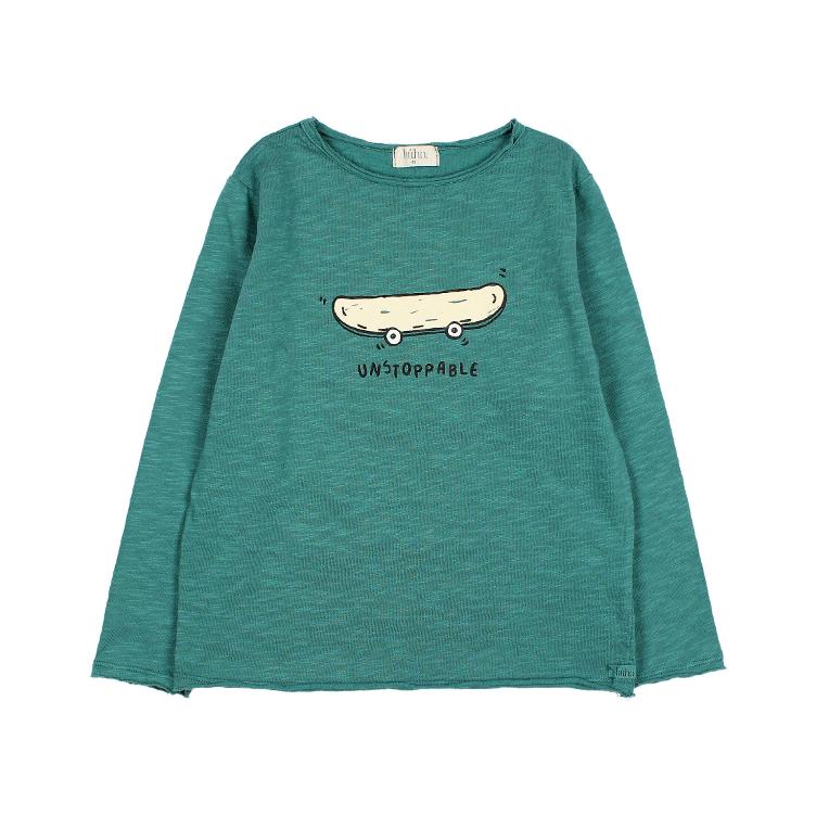 Skate t shirt emerald