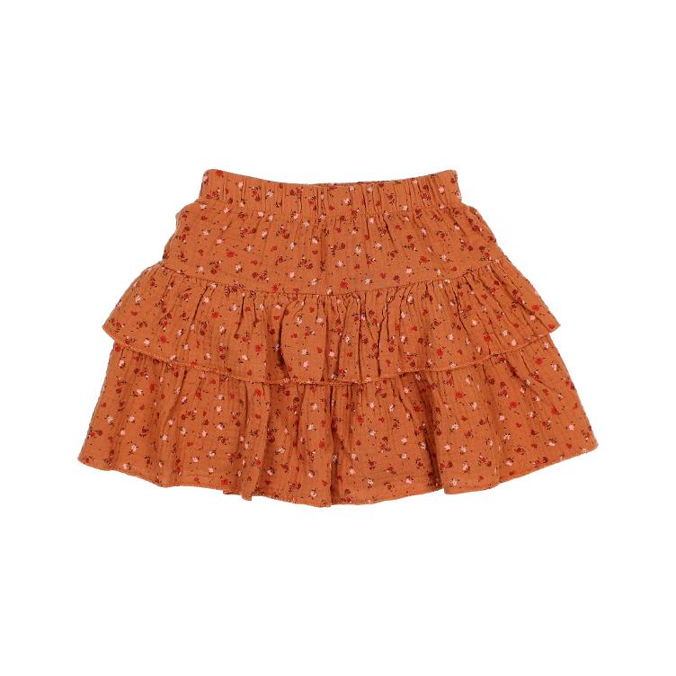 Garden short skirt cinnamon
