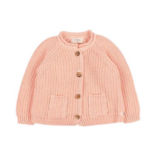 BB Cotton knit cardigan apricot