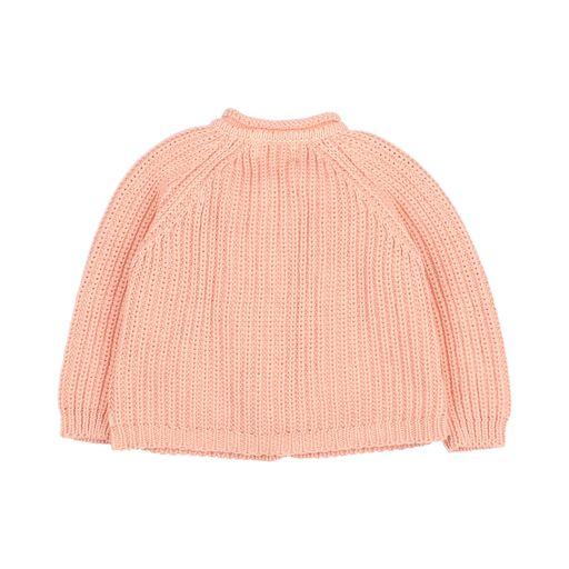 BB Cotton knit cardigan apricot - 0