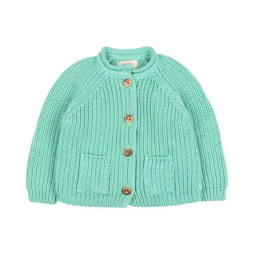 BB Cotton knit cardigan mint