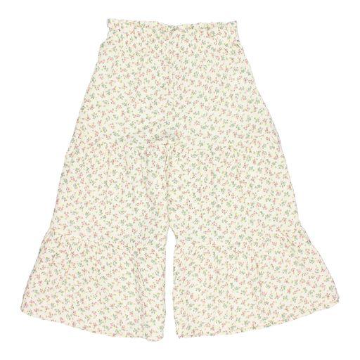 Folk skirt pants ecru