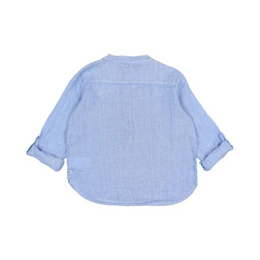 Linen Kurta shirt bluette - 0