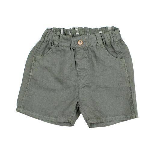 Linen Bermuda kaki