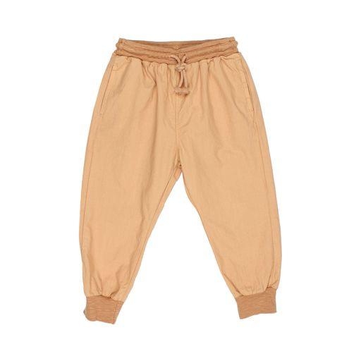 Poplin pants caramel