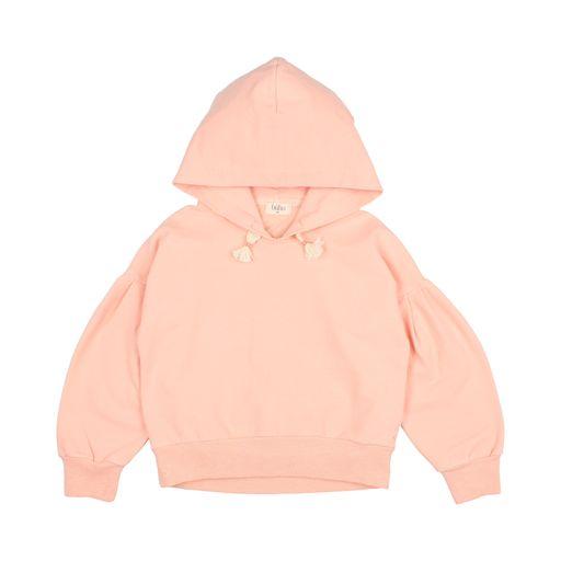 Girly hood sweatshirt apricot