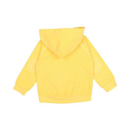 Fleece hood sweatshirt lemon - 0