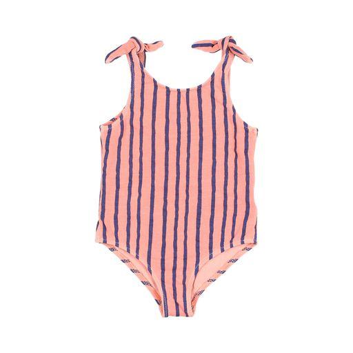 Navy maillot tangerine