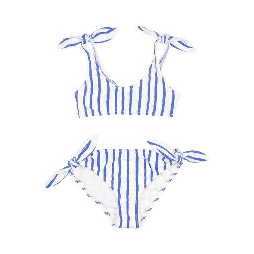 Navy Bikini white