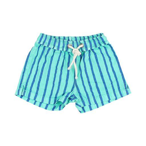 Navy swimsuit pool green