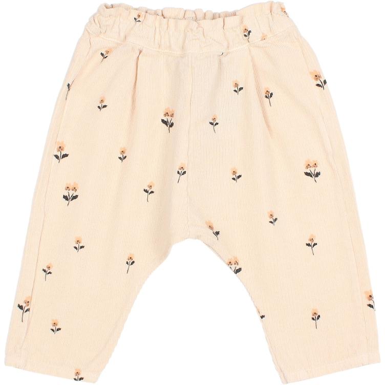 BB Romance pants cream print