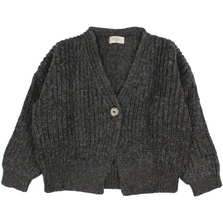 Soft knit Cardigan antracite