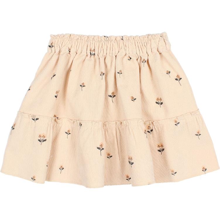 Romance skirt cream print