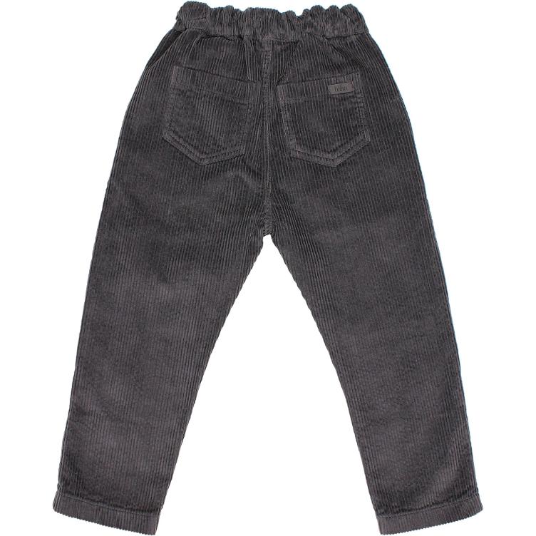 Corduroy pants antracite - 0