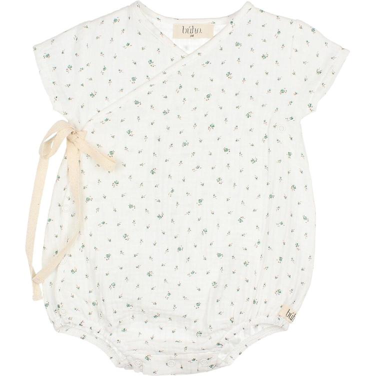 Newborn Garden Cross Romper