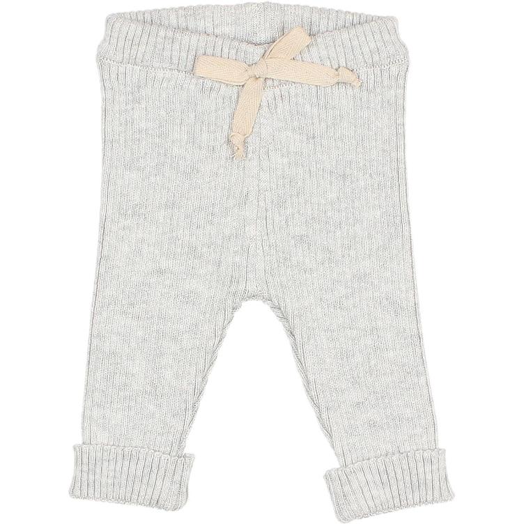 Newborn rib knit legging ice blue