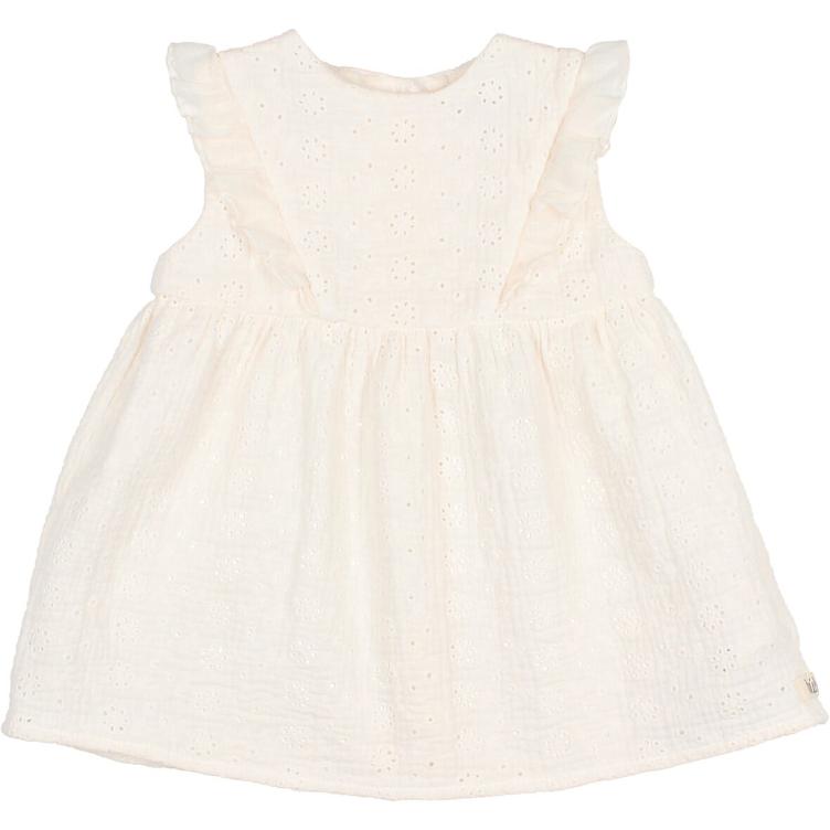 Baby Embroidered Dress talc