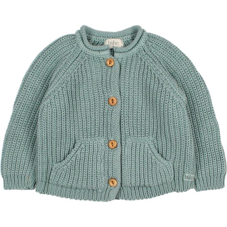 Baby Pocket Knit Cardigan cactus