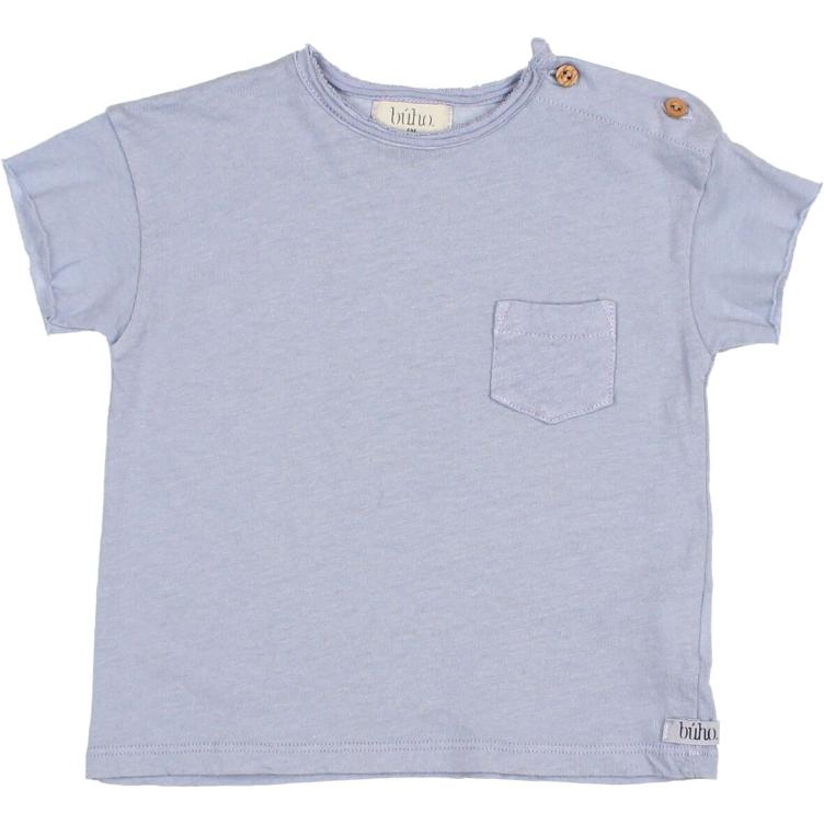 Baby linen T shirt anil