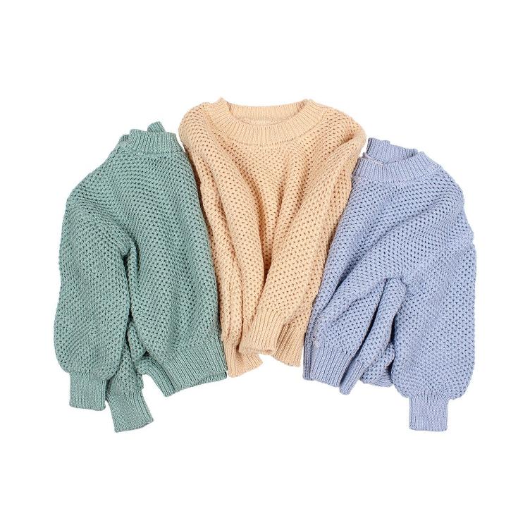 Cotton fancy knit jumper vanilla - 0