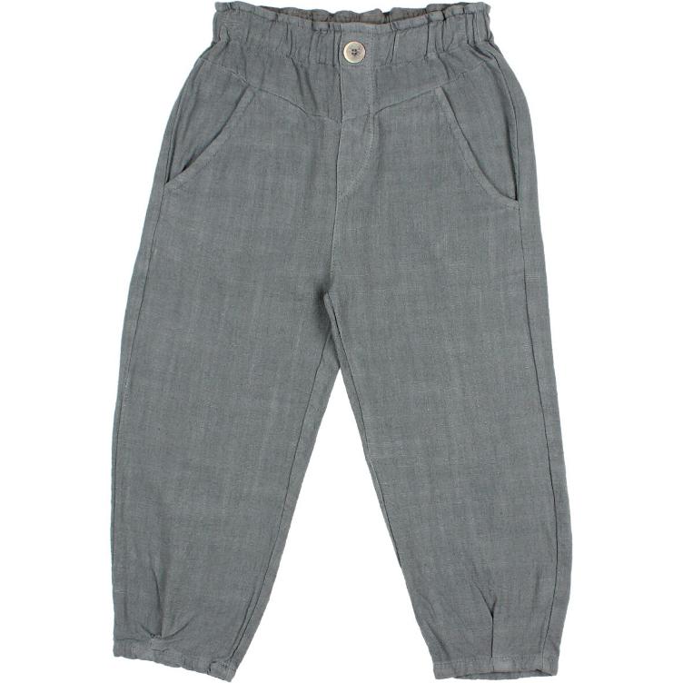 Rayon linen pants graphite
